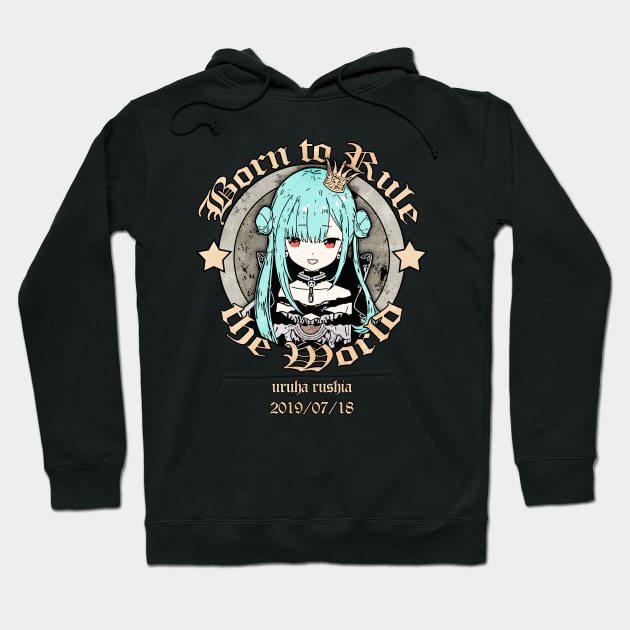 Uruha Rushia Hololive Hoodie by TonaPlancarte